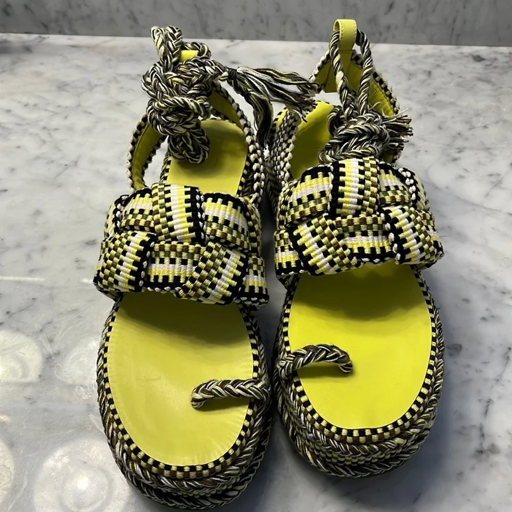 Free People Amambaih Gabriela Wrap Sandals in Size 39 EU Size 9 US NEW